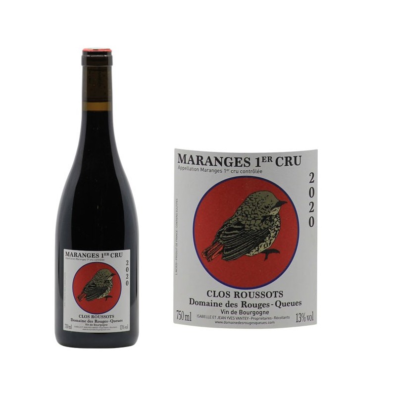 Maranges 1er Cru Clos Roussots 2020 - Domaine des Rouges-Queues - Côte ...