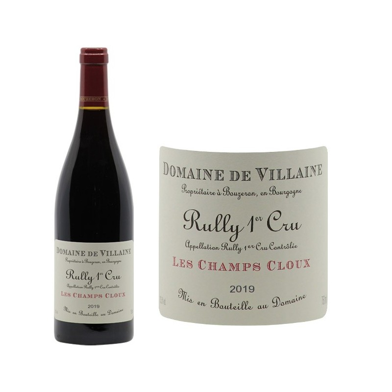 Rully 1er Cru Rouge Les Champs Cloux 2019 - Domaine de Villaine - Côte ...