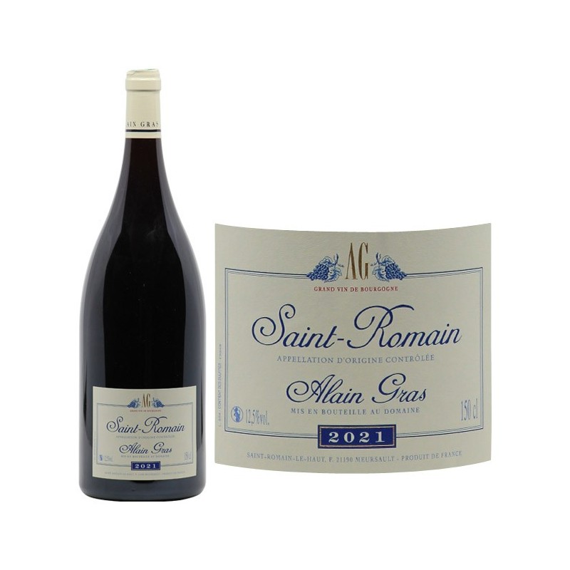 SaintRomain Rouge 2021 Domaine Alain Gras Côte de Beaune Vin
