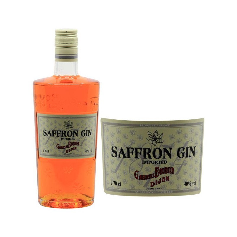Saffron Gin Gabriel Boudier Gins Wine Grands Bourgognes