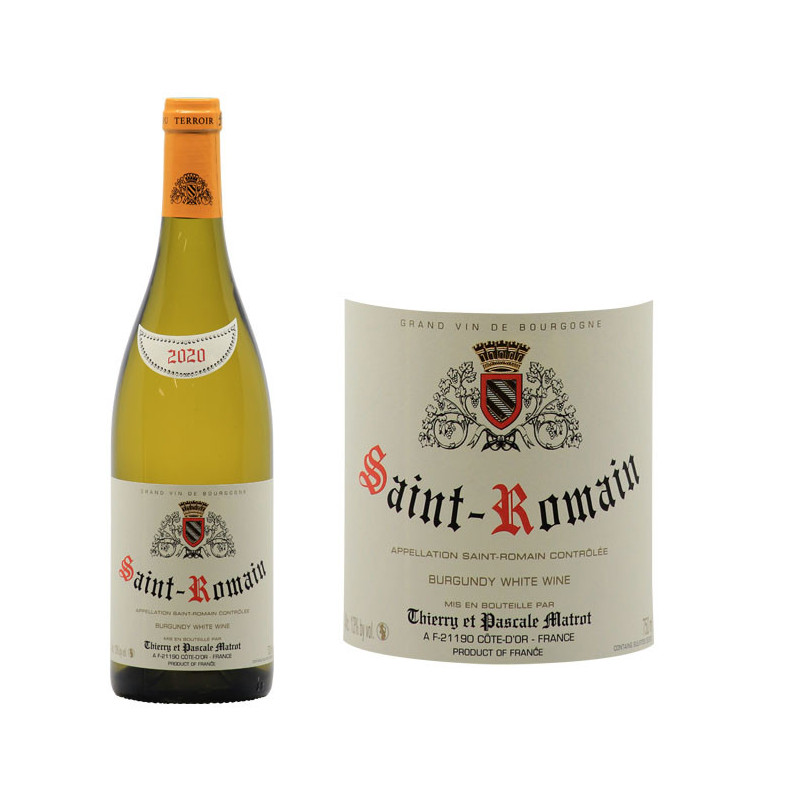 SaintRomain Blanc 2020 Domaine Matrot Côte de Beaune Vin Blanc