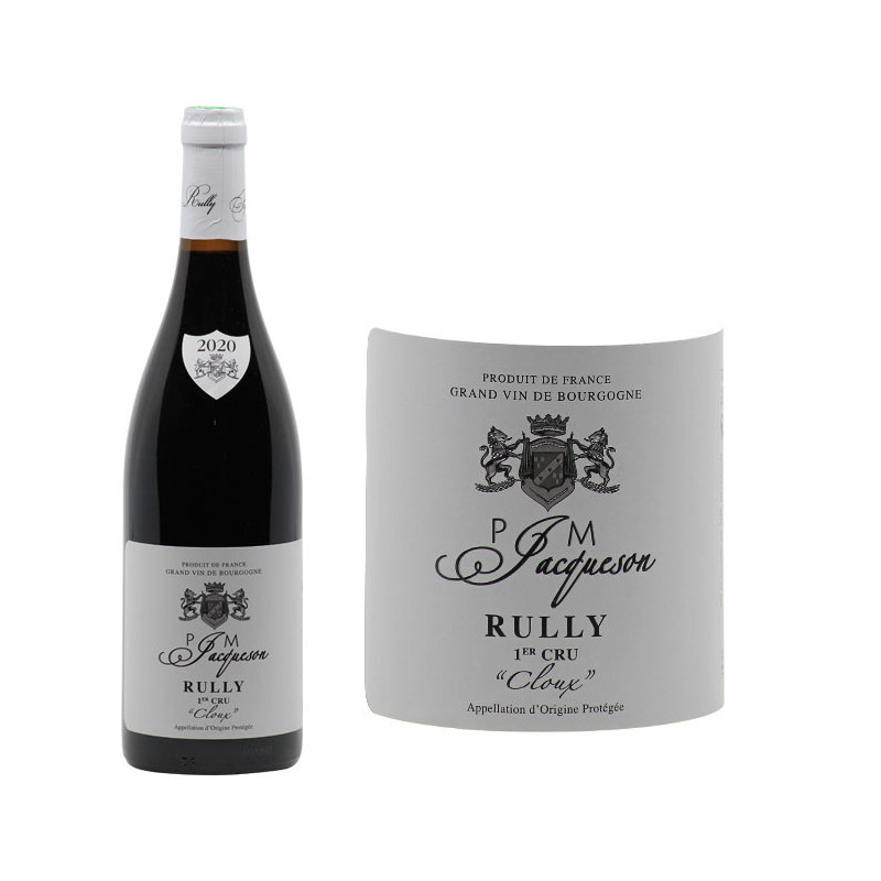 Rully 1er Cru Rouge Les Cloux 2020 - Paul Jacqueson - Côte Chalonnaise ...