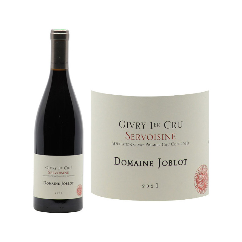 Givry 1er Cru Rouge Servoisine 2021 - Domaine Joblot - Côte Chalonnaise ...