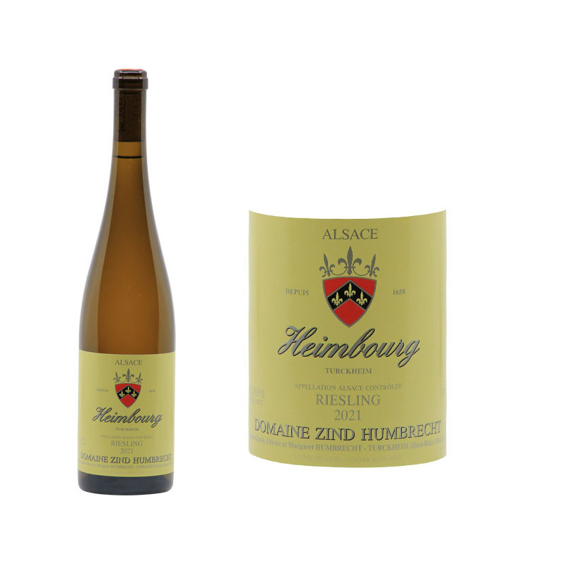 Riesling Heimbourg 2021 - Domaine Zind Humbrecht - Alsace - Vin Blanc ...