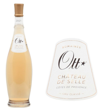 Côtes de Provence Cru Classé Rosé Château de Selle 2021 - Domaines Ott ...