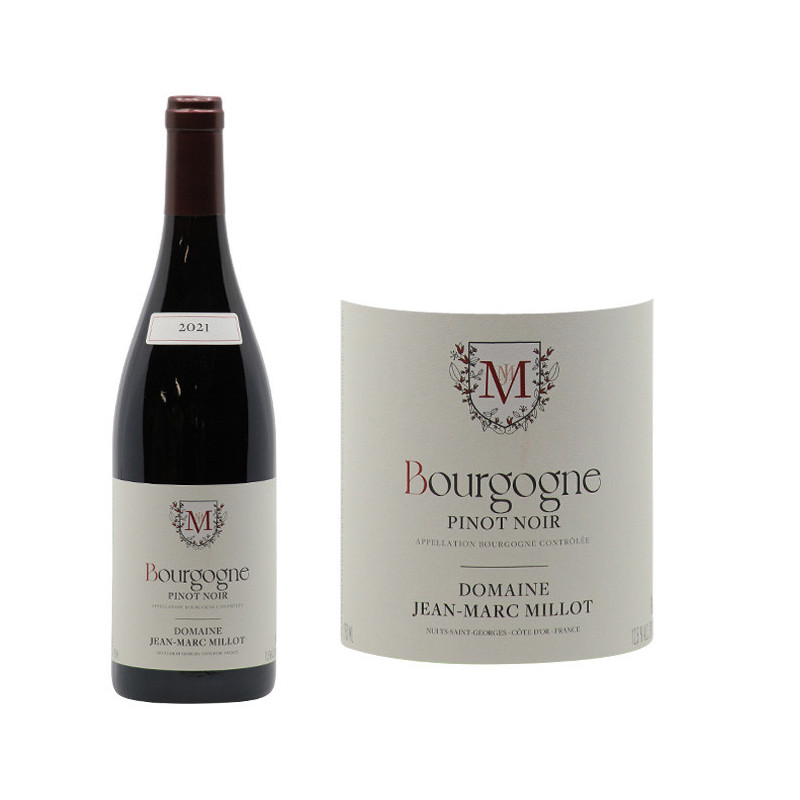 Bourgogne Pinot Noir 2021 JeanMarc Millot Bourgogne Red Wine