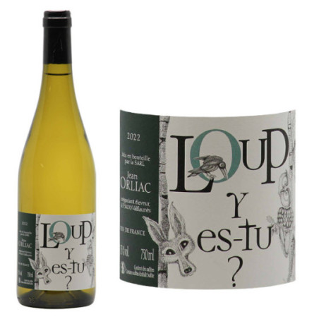 Vin de France Blanc "Loup Y Es-Tu ?"