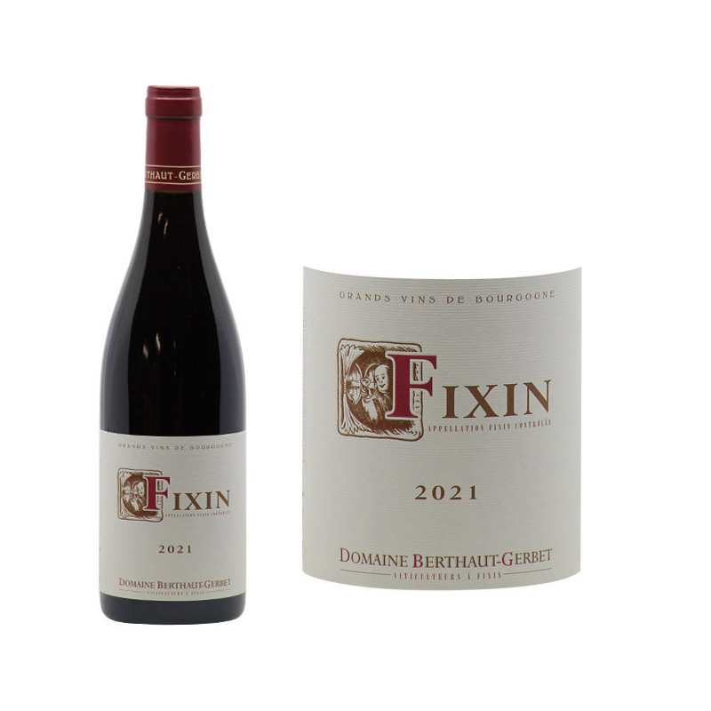 Fixin 2021 Domaine BerthautGerbet Côte de Nuits Vin Rouge