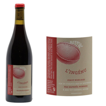 Vin de France Pinot Noir "L'ingénu"
