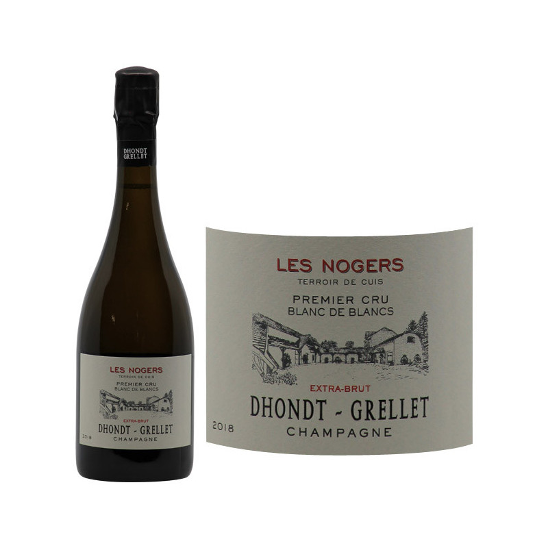 Champagne Extra-Brut Premier Cru Cuis Blanc de Blancs Les Nogers - 2020 - Domaine Dhondt-Grellet main image 1
