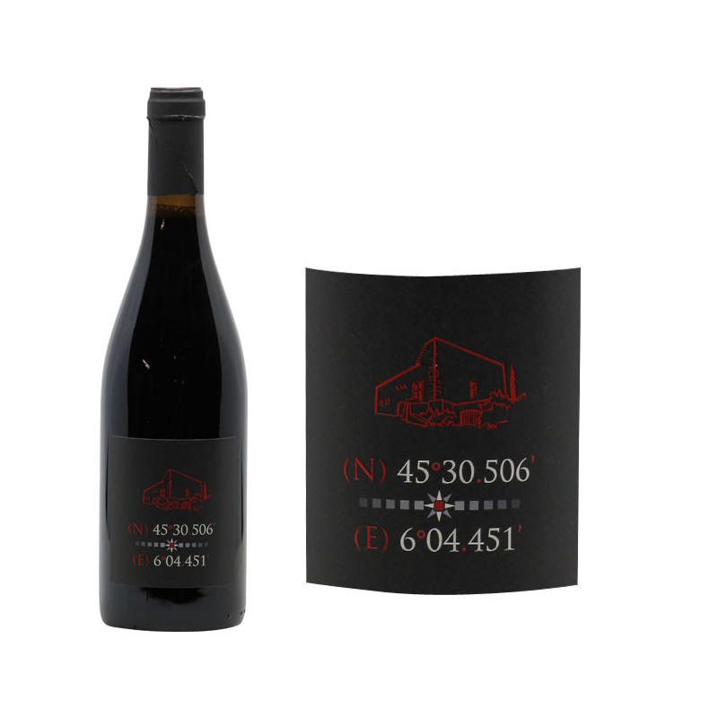 Vin de Savoie Arbin Mondeuse "(N) 45°30.506' (E) 6°04.451'"