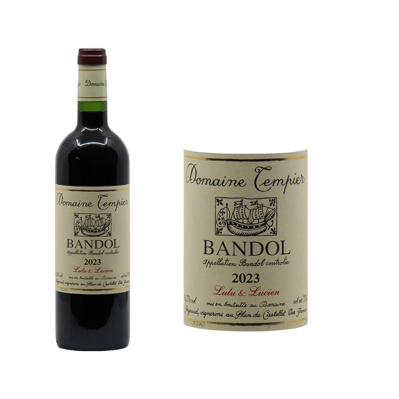 Bandol Rouge "Cuvée Lulu & Lucien"