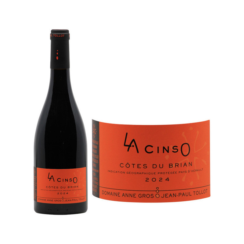 IGP Côtes du Brian Rouge "La Cinso"
