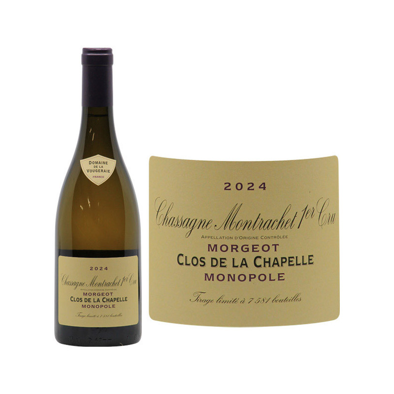 Chassagne-Montrachet 1er Cru Blanc Morgeot "Clos de la Chapelle"