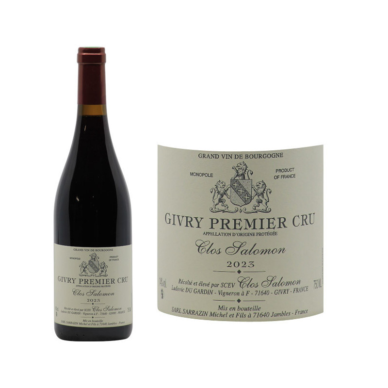 Givry 1er Cru Rouge Clos Salomon